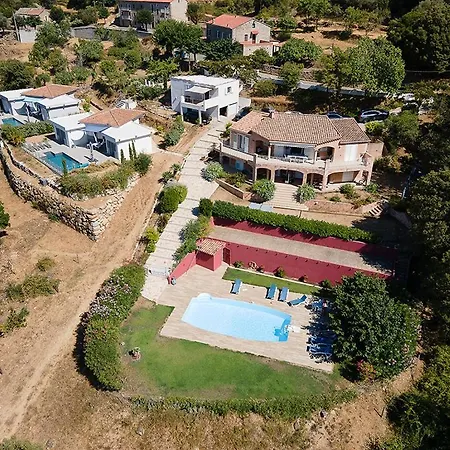 Au Coeur De L'Arriere Pays Domaine A Presa Villas Avec Piscine Privee & Chauffee Matra  Buitenkant foto
