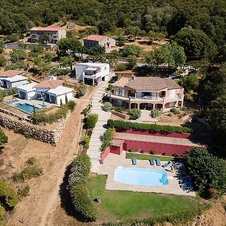 Au Coeur De L'Arriere Pays Domaine A Presa Villas Avec Piscine Privee & Chauffee Matra  Buitenkant foto