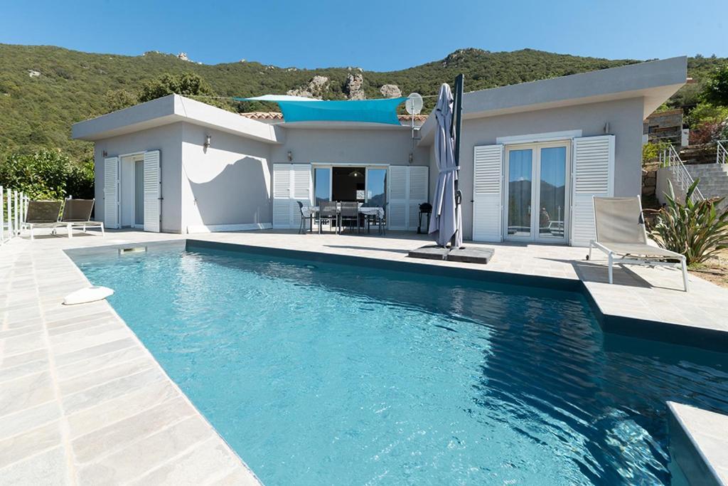 Villa Au Coeur De L'arriere Pays Domaine A Presa Avec Piscine Privee & Chauffee Matra (Corse-du-Sud)